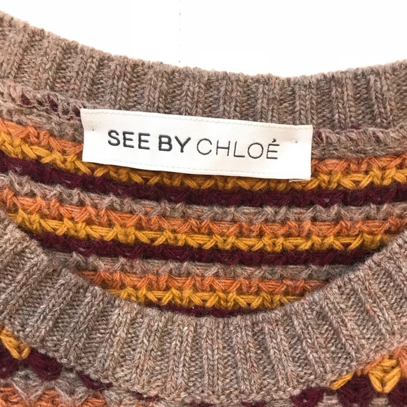 SEE by CHLOE Wool Dress Sz 40 - Picture 2 of 6